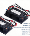 NOEIFEVO Vandtæt DC 10-36V til 14,6V 29,2V 43,8V LiFePO4 lithium-batterioplader til autocampere, både, biler og dual-batteri-energilagringssystemer